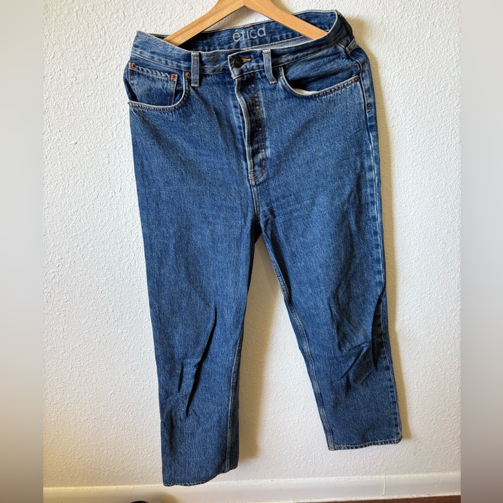 Etica Ultra High Rise Straight Jean